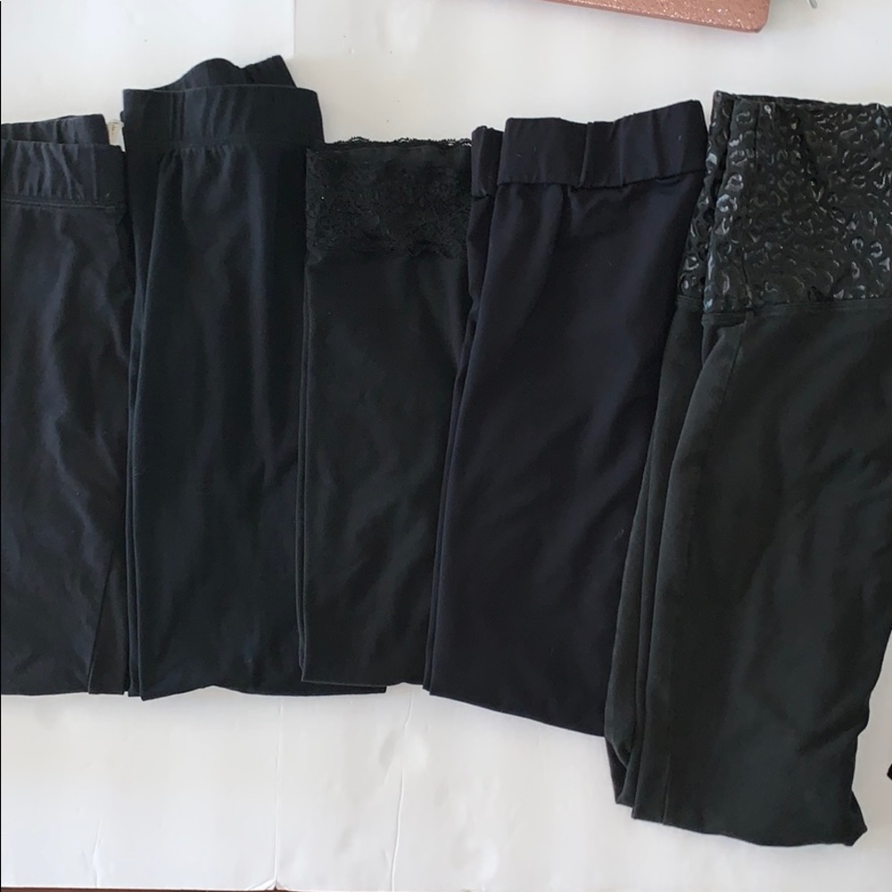 Workout Gym Cheer lot 9 pieces pink matty m pants